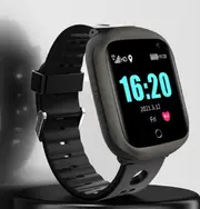 FA66 4G Kids Smart Watch Phone GPS SOS LBS WIFI Real-Time Location Camera Video Call Heart Rate Monitor SIM Network Smartwatch Black