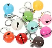 Happyyami Resistant Pet Collar Bells 10 Pack Cat Dog Collar Bells for Pet Supplies Wedding Decor