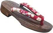 [DYZANOROKY] Geta Clogs, Children's Sandals, Paulownia Clogs, For Girls, No Pain, Shichi-Gosan, Easy to Wear, Cute, Sandals, Nursery Clogs, Kimono, For Girls, Yukata, For Summer, For Kids, Summer