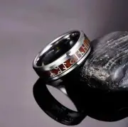 Ancient Runes Viking Wedding Ring, Rune Ring, Viking Wedding Band, Viking Ring