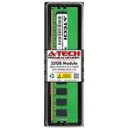 A-Tech 32GB 2Rx8 PC4-23400E DDR4 2933 MHz ECC Unbuffered UDIMM Server Memory RAM