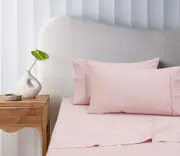 Bamboo Cotton Sheet Set Blush
