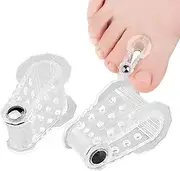 Toe Separators,Hammer Toe Straightener for Women | 1 Pair Overlapping Toes Stretcher Divider Device for Women Men Hammer Toes Yechun