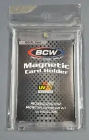 (16x) BCW 100 PT One Touch Thick Card 100pt Magnetic Holder Ultra Pro Mold