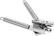 KICHOUSE Stainless Steel Can Opener Handheld Tool for Easy Opening of Cans Jars and Bottles Compact and Portable Kitchen Essential for Effortless Use and Versatile Functionality