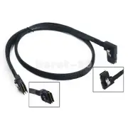 Mini SAS SFF 8087 to Mini SAS SFF 8087 Extension Cable Right Angled 80CM