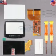 For Gameboy Game Boy Advance GBA IPS v2 Backlight LCD Backlit Mod Kit Screen