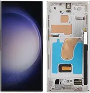 OLED for Galaxy S23 Ultra 5G, LCD Screen Replacement for Galaxy S23 Ultra, Touch Digitizer Display Screen Assembly with Frame Toolkits SM S918B, EU International Version, 6.8