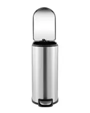 happimess Chrome Roland Mini 2.6gal Step-Open Trash Can