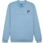Men's PUMA CLOUDSPUN Patch Crewneck Sweater
