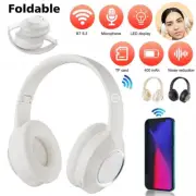 Bluetooth 5.3 Wireless Headphone with Microphone Volume Control Over Ear Headset