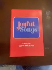 Joyful Songs By Cliff Barrows Sheet Music Book 1977
