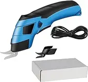 Sewing Tools Rechargeable Electric Scissors for Precision Cutting Powerful ABS Electric Scissors for Fabric Cutting, Blue with a