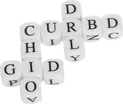 GLSTOY Interactive Word Puzzle Dices Set Parent Family Game for All Ages Travel Friendly Alphabet Spelling Challenge Engaging Letter Dice Gameplay for Adults