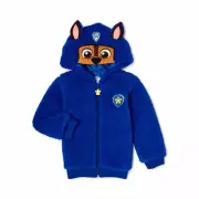 New Paw Patrol Chase SIZE 18 Months Boy Sherpa Cosplay Hoodie COLOR BLUE NWT