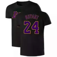 在飛比找Yahoo!奇摩拍賣優惠-🌈黑曼巴Kobe Bryant科比短袖棉T恤上衣🌈NBA湖人