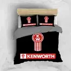 Duvet Doona Quilt Cover Set Single Double Queen King Size Red Kenworth