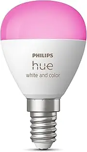 Philips Hue White and Colour Ambiance Luster E14 Bluetooth Crown Bulb