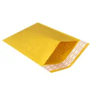 UOFFICE 1000 Kraft Bubble Mailers 6.5x10" - #0 Self-Seal Padded Envelopes