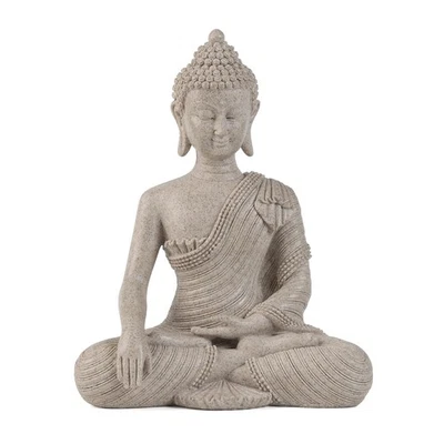 Buddha Statue for Home Decor Beige White-Buddha Statue Large for Spiritual 10...