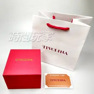 TIVOLINA 閃耀美鑽 方型鑽錶 珍珠螺貝面盤 防水手錶 藍寶石水晶鏡面 女錶 白色 LKW3621WS【時間玩家】