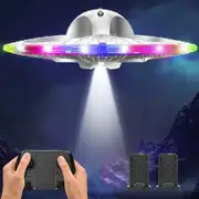 Form Drone RC UFO for Kids and Beginners, Remote Control Airplane with Light, RC Plane Helicopter Quadcopter with Auto Hovering