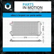 Air Con Condenser fits AUDI A1 GBA 2.0 2018 on AC Conditioning Denso Quality New