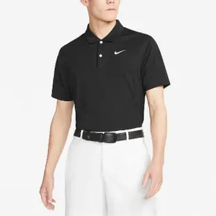 【NIKE 耐吉】Polo衫 Golf 男款 黑 白 高球 短袖 上衣 吸濕 快乾 高爾夫 小勾(CU9793-010)