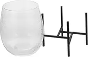 MINAOLULUS Iron Art Water Propagation Flower Vase Minimalist Japanese Glass Planter for Floral Arrangements Wedding Centerpieces and Home Decor Versatile Desktop Flower Rack
