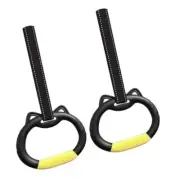 2pack Durability Gymnastics Rings Pull Up Handle Rings with Adjustable Straps