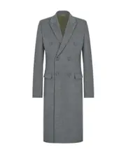 wool double-breasted coat IT48,IT46 Gray