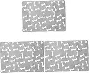 Kisangel 3pcs Blankets for Dog and Cat Fleece Throw Blanket Warm and Fluffy Multi-use for Sofa and Bed