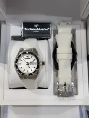 TechnoMarine Cruise 110038 Unisex White Rubber Analog Dial Quartz Watch New