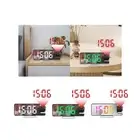 Projection Alarm Clock Night Light Large Display
