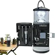 Tool Light for Camping, Fishing Lantern Kit, Camping Tool Flashlight with Screwdriver, Portable Lamp Hardware Tool Set for Men, Family, Friends