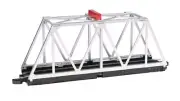 Bachmann N Truss Bridge with Blinking Light E-Z Track Assembled (silver) 44870