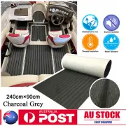 Charcoal Grey Boat Flooring EVA Foam Marine Boat Decking 240x90cm Nonskid Mats