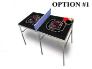 University of South Carolina Portable Table Tennis Ping Pong Folding Table w/Acc