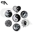 Yin Yang collection superhero patch Embroidered Iron on Sew on patch For Clothes