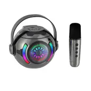 Karaoke Machine Portable Bluetooth 5.3 Speaker With 1-2 Wireless Microphones