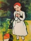 PABLO PICASSO "Child Holding a Dove" Limited Edition Colour Giclee