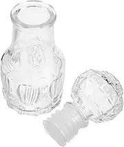 GOOHOCHY Classic Vintage Perfume Bottle Miniature Glass Container for Decor Photo Shooting