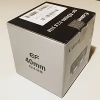 在飛比找蝦皮購物優惠-Canon EF 40mm F2.8 STM 鏡頭 空盒 餅