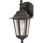Nuvo Lighting 60/3475 Cornerstone Outdoor Wall Light Textured Black