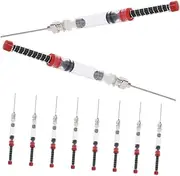 SEWACC 10pcs Needle Ink Filler Spring-loaded Vacuum Mechanism for Fountain Pens Efficient Ink Absorber Tools Compact and Portable Design for Liquid Filling and Measuring