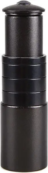 FD KOBE Riser for ahead stem inc spacers - Black for 1 1/8 steerer tube