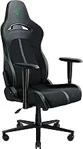 Razer Enki X Essential Gaming Chair: All-Day Comfort - Built-in Lumbar Arch - Optimized Cushion Density - Dual-Textured, Eco-Friendly Synthetic Leather - Adjustable 152-degree Recline - Black