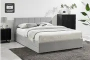 Ovela Theodore Storage Bed Frame with Drawers (Grey)