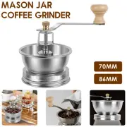 Mason Jar Coffee Grinder Manual Coffee Grinder with Crank Handle Coffee HubbO