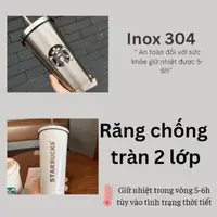 在飛比找蝦皮購物優惠-Starbucks 750ml 304 不銹鋼保溫杯配不銹鋼